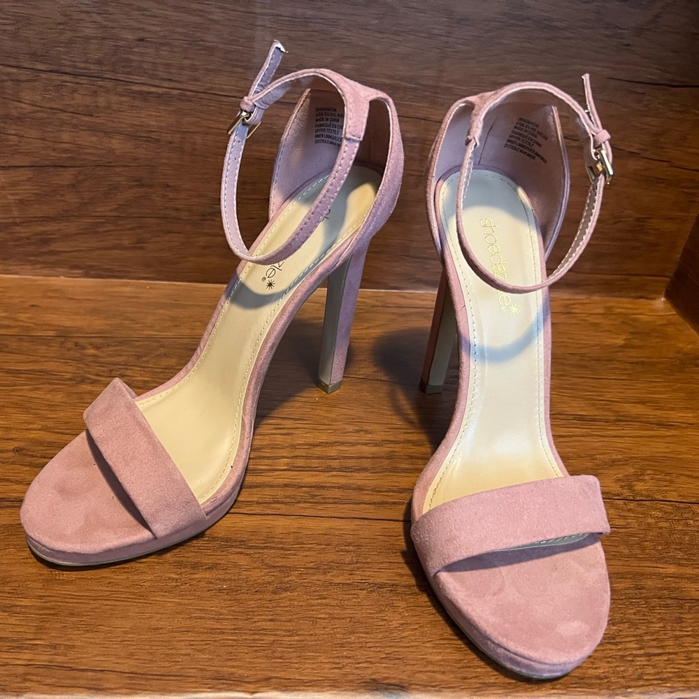 Pink Blush High Heeled Sandals